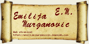 Emilija Murganović vizit kartica